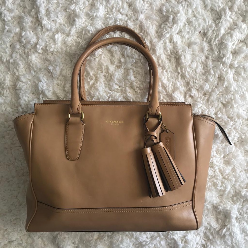 Tan Coach Bag